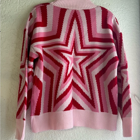 SHEIN Pink and Red Knit Sweater - Picture 8 of 13